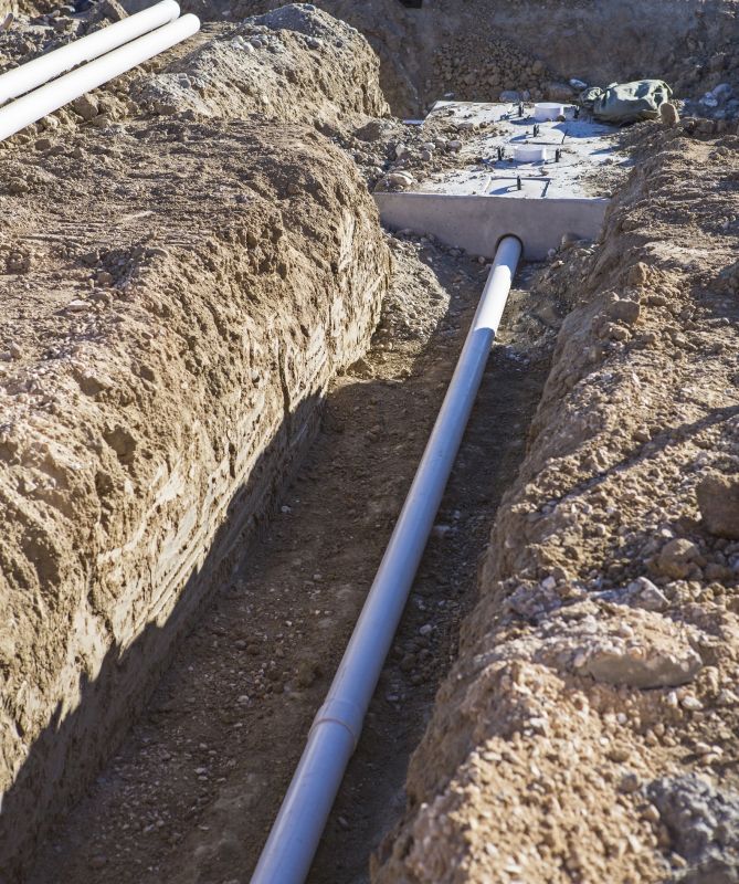 Sewage Tank Installation